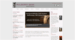 Desktop Screenshot of mulberrybankauctions.com