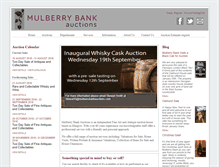 Tablet Screenshot of mulberrybankauctions.com
